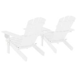 VidaXL Tuinstoelen Adirondack Met Tafeltje Massief Vurenhout Wit 8 VidaXL Tuinstoelen Adirondack Met Tafeltje Massief Vurenhout Wit -LeenBakker Winkel e72f1e5d55384861aed90ab4f332f5c0