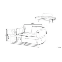 BREKKE - Slaapbank - Blauw - Polyester -LeenBakker Winkel e75f7fd4848141cc875bc15c73edfc48