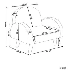 OMBO - Kinderfauteuil - Lichtblauw - Bouclé 15 OMBO - Kinderfauteuil - Lichtblauw - Bouclé -LeenBakker Winkel e7d0ad692508499580c262787b46b031