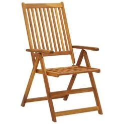 VidaXL - Verstelbare Tuinstoelen Met Kussens - Grijs - Acacia - 2 Stuks -LeenBakker Winkel e7dcc865426b4f9ba5449653ac005920