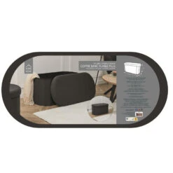 Home Deco - Poef - Opbergbox - Ovaal - Zwart - 76 X 38cm -LeenBakker Winkel e83a222506b144e0bae5c7d125cabe9d