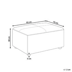 KOHLO - Ottomaan - Lichtbeige - Polyester 11 KOHLO - Ottomaan - Lichtbeige - Polyester -LeenBakker Winkel e868f25d3d70424cb1fdcc23e2d93467