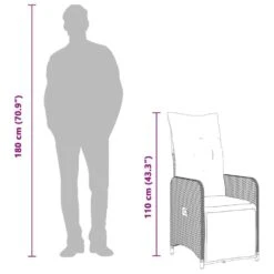 VidaXL - Verstelbare Tuinstoel Met Kussens - Beige - Poly Rattan -LeenBakker Winkel e8869d8428a34ff68169a104e50cf22d