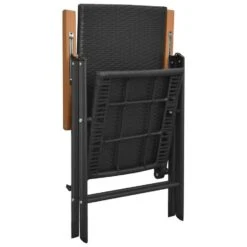 VidaXL - Tuinstoelen - Zwart - Poly Rattan - 4 Stuks -LeenBakker Winkel e919795a1046433aa3e9a5dd74262075