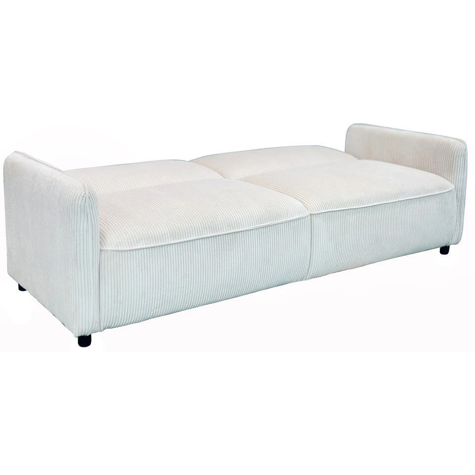 Alicia - Slaapbank 3-zits In Crèmekleurige Stof 6 Alicia - Slaapbank 3-zits In Crèmekleurige Stof - Afbeelding 4