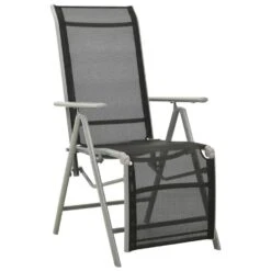 VidaXL - Tuinstoelen - Zilverkleurig - Aluminium - 2 Stuks - Verstelbaar -LeenBakker Winkel ea340338fc67407085fd6a14941765b3