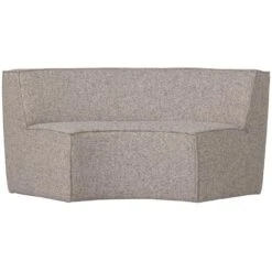 WOOOD Europa 2-Zits Eetbank - Geweven Stof - Zand - 85x131x131 -LeenBakker Winkel ea6fcc5ec8df4160adb111d12209c1ac