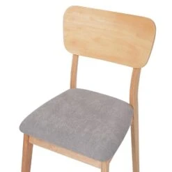 MINIER - Eetkamerstoel Set Van 2 - Lichtgrijs - Hout -LeenBakker Winkel ea74817053b8403d96aa5a9484515ef0