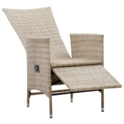 VidaXL - Tuinstoelen - Beige - Poly Rattan - 2 Stuks - Met Kussens -LeenBakker Winkel ea9cea5ad21846baaef7b9e5387085e8