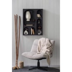 WOOOD Vinny Draaifauteuil - Bouclé - Zand - 80x75x75 -LeenBakker Winkel eb2a7efc87624191a3ca93fcadcc6ea8