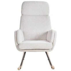 KVELIA - Schommelstoel - Wit - Polyester -LeenBakker Winkel eb7f262cfb7f4265a9d0aaa747850c01