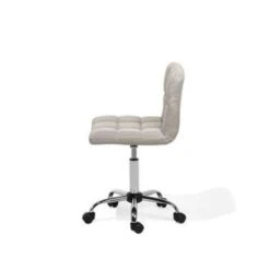 Beliani Bureaustoel MARION - Beige Polyester 9 Beliani Bureaustoel MARION - Beige Polyester -LeenBakker Winkel ec098e113f0e44c8b37b56b0b2cddc0e