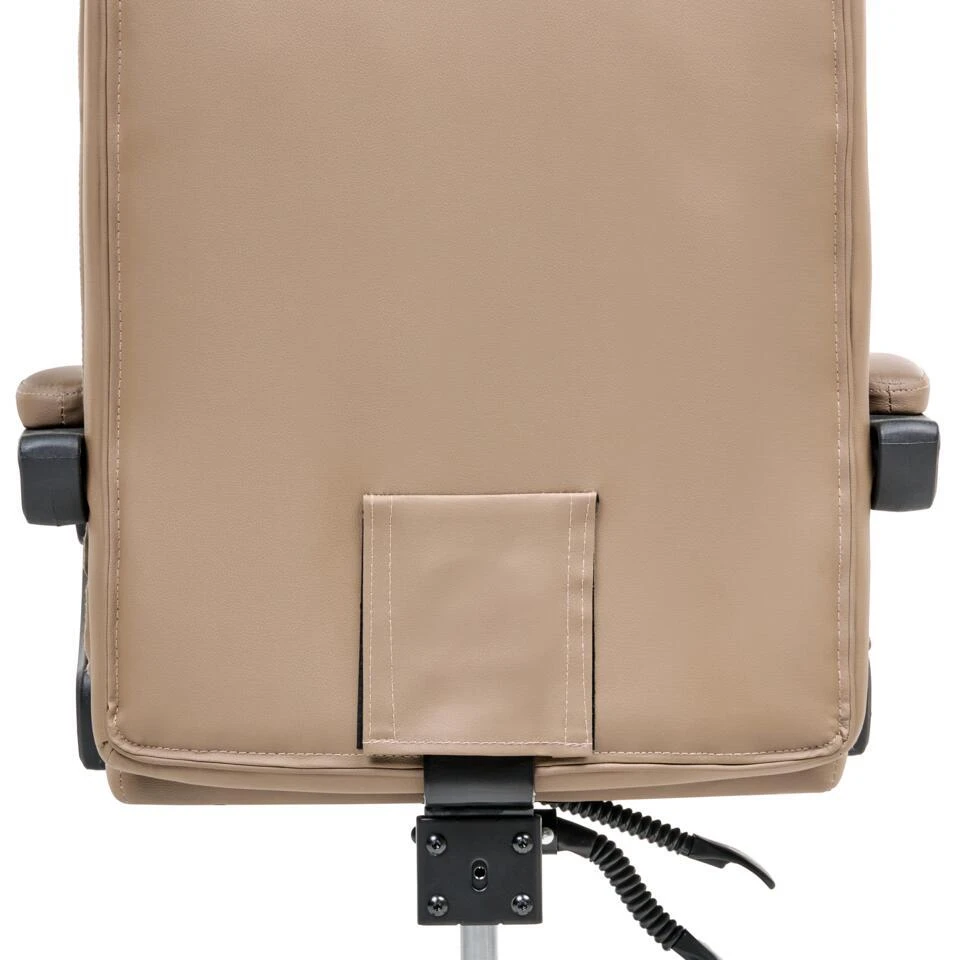 SERENE - Bureaustoel - Bruin - Kunstleer 11 SERENE - Bureaustoel - Bruin - Kunstleer - Afbeelding 9