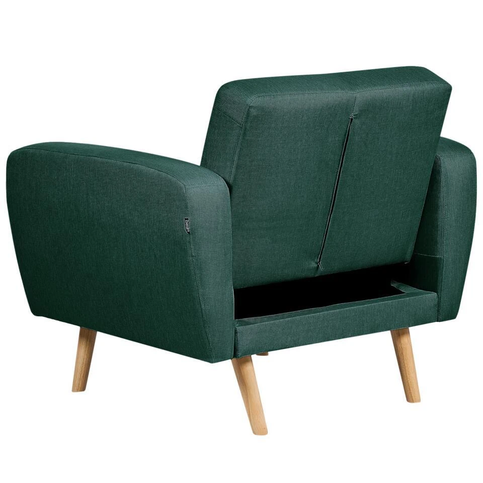FLORLI - Fauteuil - Groen - Polyester 11 FLORLI - Fauteuil - Groen - Polyester - Afbeelding 9