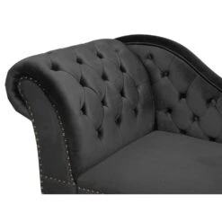 NIMES - Chaise Longue - Zwart - Linkerzijde - Fluweel -LeenBakker Winkel ed588dbddf474d18855d365f9734d92e
