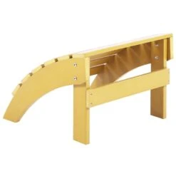 Beliani Voetenbankje ADIRONDACK - Geel Kunsthout -LeenBakker Winkel edc5de018d724b04806c8e551252ffed
