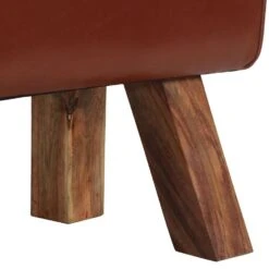 VidaXL - Bankje - Bruin - Leer -LeenBakker Winkel eed2596682b14008bc7bf56bcbb1d8dc