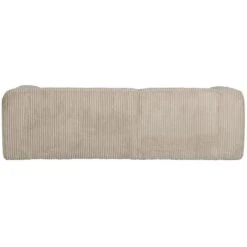 WOOOD Bean Chaise Longue Bank Links - Ribstof - Travertin - 73x254x178 -LeenBakker Winkel ef453b2b2a6d4e89bc5e16f977eb8928