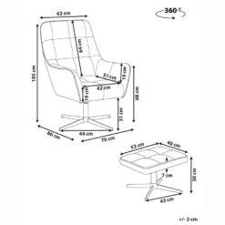 MOLLE - Fauteuil Met Voetenbank - Lichtbeige - Polyester 15 MOLLE - Fauteuil Met Voetenbank - Lichtbeige - Polyester -LeenBakker Winkel f0a4ca66848848d49c34a973cbd2a463