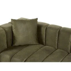 LANNILS - Chaise Longue - Groen - Linkszijdig - Fluweel -LeenBakker Winkel f0bfe30664cb42968793e2497ad12e74