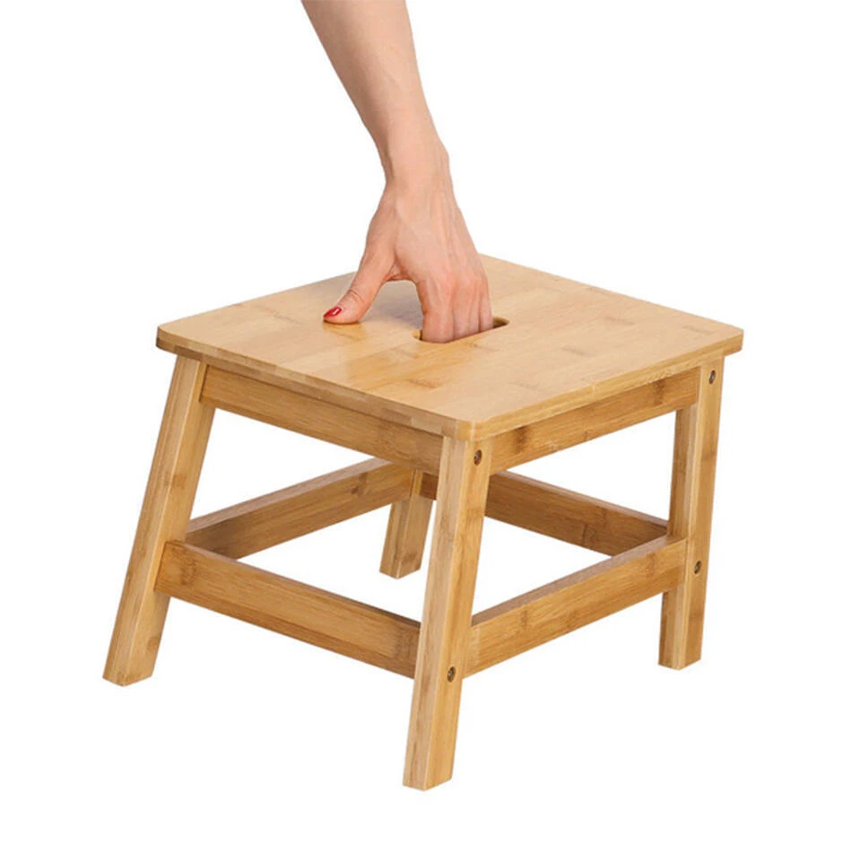 Merkloos Zeller Voetenbankje/krukje - Bamboe - 38 X 26 X 25 Cm - Opstapje 4 Merkloos Zeller Voetenbankje/krukje - Bamboe - 38 X 26 X 25 Cm - Opstapje - Afbeelding 3