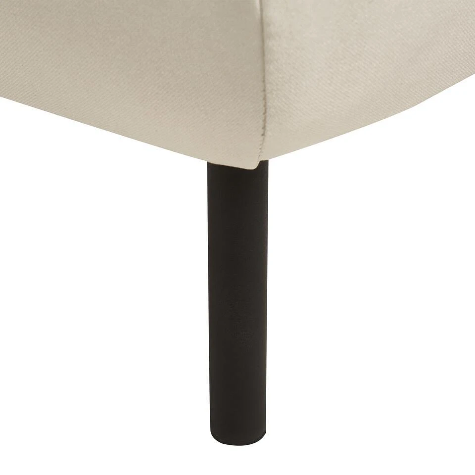 TONSBERG - Ottomaan - Lichtbeige - Polyester 10 TONSBERG - Ottomaan - Lichtbeige - Polyester - Afbeelding 8