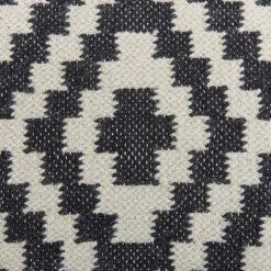 KNIDOS - Poef - Wit - 56 Cm - Wol -LeenBakker Winkel f1ac9dc2086e4a6ea3e5c9baa1411f74