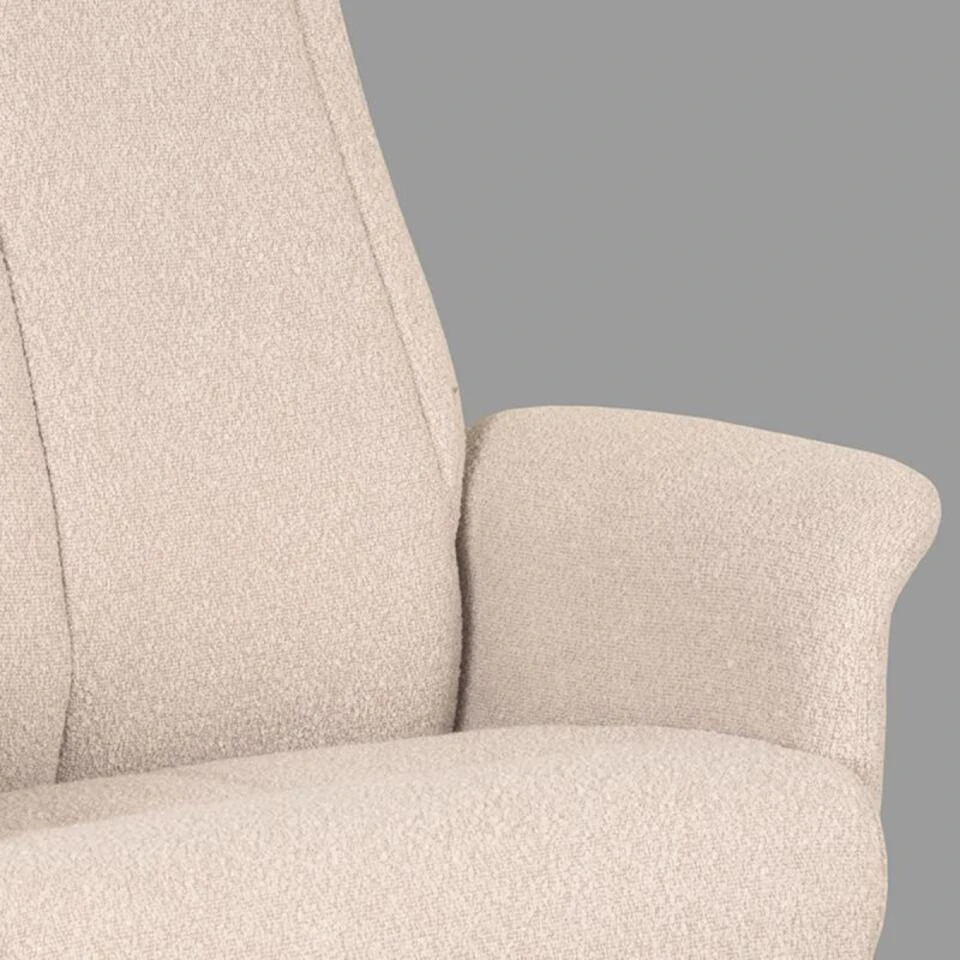LABEL51 Fauteuil Bergen - Naturel - Boucle 4 LABEL51 Fauteuil Bergen - Naturel - Boucle - Afbeelding 2