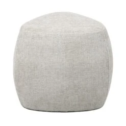 Poef Stof/Textiel Beige - 46x46x43cm - Josip -LeenBakker Winkel f2c838c15ce34b85bfa0885a42d891af