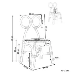 MIRTIA - Kinderstoel - Natuurlijk - Rotan -LeenBakker Winkel f2cc1beb065342debdc65f9eed957381 1