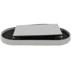 Home Deco - Poef - Opbergbox - Ovaal - Grijs - 76 X 38cm -LeenBakker Winkel f3522bd17eca4d8c8f74084de17681bc