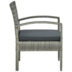 VidaXL - Tuin Fauteuil - Grijs - Poly Rattan -LeenBakker Winkel f5497e31f2dd47d39b6bc14d40b7fd19