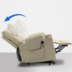 CLP Fauteuil Andover Zwart Frame - Kunstleer - Creme -LeenBakker Winkel f5733216c2674dd68552487180a213c1