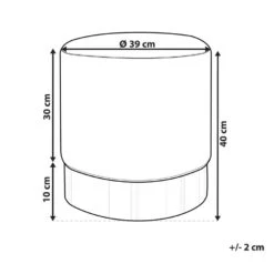 SOPHIA - Poef - Donkergroen - 39 Cm - Fluweel -LeenBakker Winkel f594929f76dc4e41bbef1f7ab43c30cb