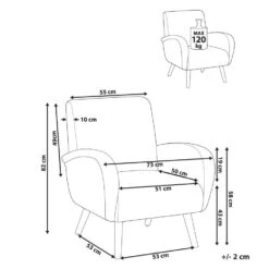 PLASSEN - Fauteuil - Lichtbeige - Stof 15 PLASSEN - Fauteuil - Lichtbeige - Stof -LeenBakker Winkel f6988927ae6d4fafbdd64262947488ad