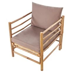 CERRETO - Tuinstoel - Taupe - Bamboe -LeenBakker Winkel f6a417aca66a4dc4bea7d4d759b379c4