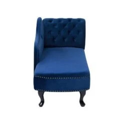 NIMES - Chaise Longue - Blauw - Rechterzijde - Fluweel 20 NIMES - Chaise Longue - Blauw - Rechterzijde - Fluweel -LeenBakker Winkel f6af0b05f3b94e038ec740c45c7902c6