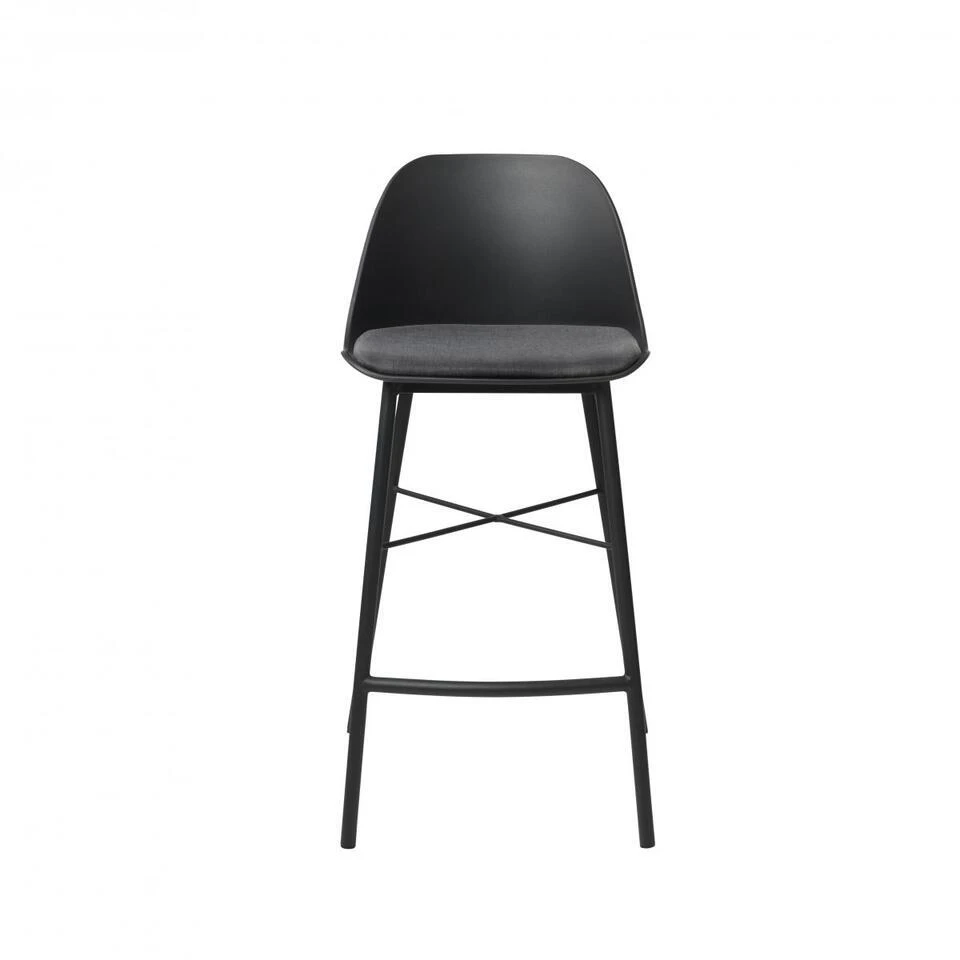 Nordic Home - Rosie Barstoel - Zwart 4 Nordic Home - Rosie Barstoel - Zwart - Afbeelding 2