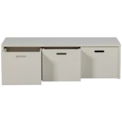 WOOOD Silke Kistbank Met Lades - Grenen - Dust/Grijs - 36x120x50 11 WOOOD Silke Kistbank Met Lades - Grenen - Dust/Grijs - 36x120x50 -LeenBakker Winkel f6fd88c9273d4ef5ab9a63f371a3b1fd