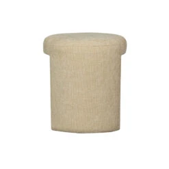 WOOOD Charlie Kruk - Chenille - Naturel - 47x45x45 -LeenBakker Winkel f700a451e87c438e938c8d373dda2e0d