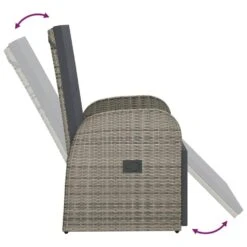 VidaXL - Tuinstoelen - Grijs - Poly Rattan - 2 Stuks - Verstelbaar - Met Kussens 14 VidaXL - Tuinstoelen - Grijs - Poly Rattan - 2 Stuks - Verstelbaar - Met Kussens -LeenBakker Winkel f8073a3a23934c6d99bbacd8f8a122e1