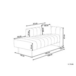 LANNILS - Chaise Longue - Beige - Rechtszijdig - Fluweel 15 LANNILS - Chaise Longue - Beige - Rechtszijdig - Fluweel -LeenBakker Winkel f935a2814d8f41e591dbe13c4d055221