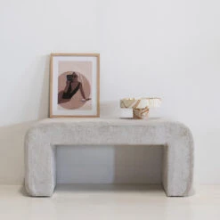 Halbankje Beige Stof - 99x38x46cm - Sera -LeenBakker Winkel f9738261882f4e9897919d40f9ec0011