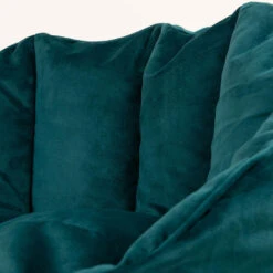 Icon Zitzak En Poef Sirena - Zitzak Velvet - Blauwgroen -LeenBakker Winkel f997dcef78de497ab5790584a06a23ee