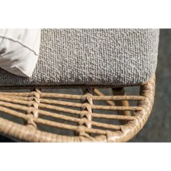 Castello Lounge Fauteuil - Light Teak Look - Natural Rotan-merino Sand -LeenBakker Winkel fa4af4a981d04392b4974238027dd822