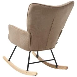 ARSET - Schommelstoel - Taupe - Bouclé -LeenBakker Winkel fa7b08208c9f4d1da0f36b0b98c882a6