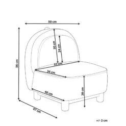 FABORG - Kinderstoel - Blauw - Polyester -LeenBakker Winkel fb64bd3571f44879a7cc62d91f125bdc