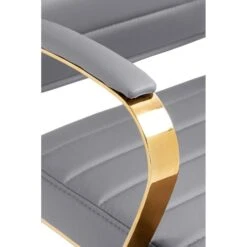 CLP Bureaustoel Havanna Goud Frame - Kunstleer - Grijs 16 CLP Bureaustoel Havanna Goud Frame - Kunstleer - Grijs -LeenBakker Winkel fc05062131cf4e428ed6d1bd82a85992