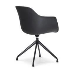 Nolon Nola-Liz Eetkamerstoel Zwart - Okergeel - Draaibaar - Zwart -LeenBakker Winkel fc3a1b1ca6914b329be24274ee0a6f9c