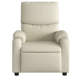 VidaXL - Fauteuil - Crème - Kunstleer -LeenBakker Winkel fc9f000b8a8747dbaee37118d4ad3e28